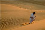 Running up dunes